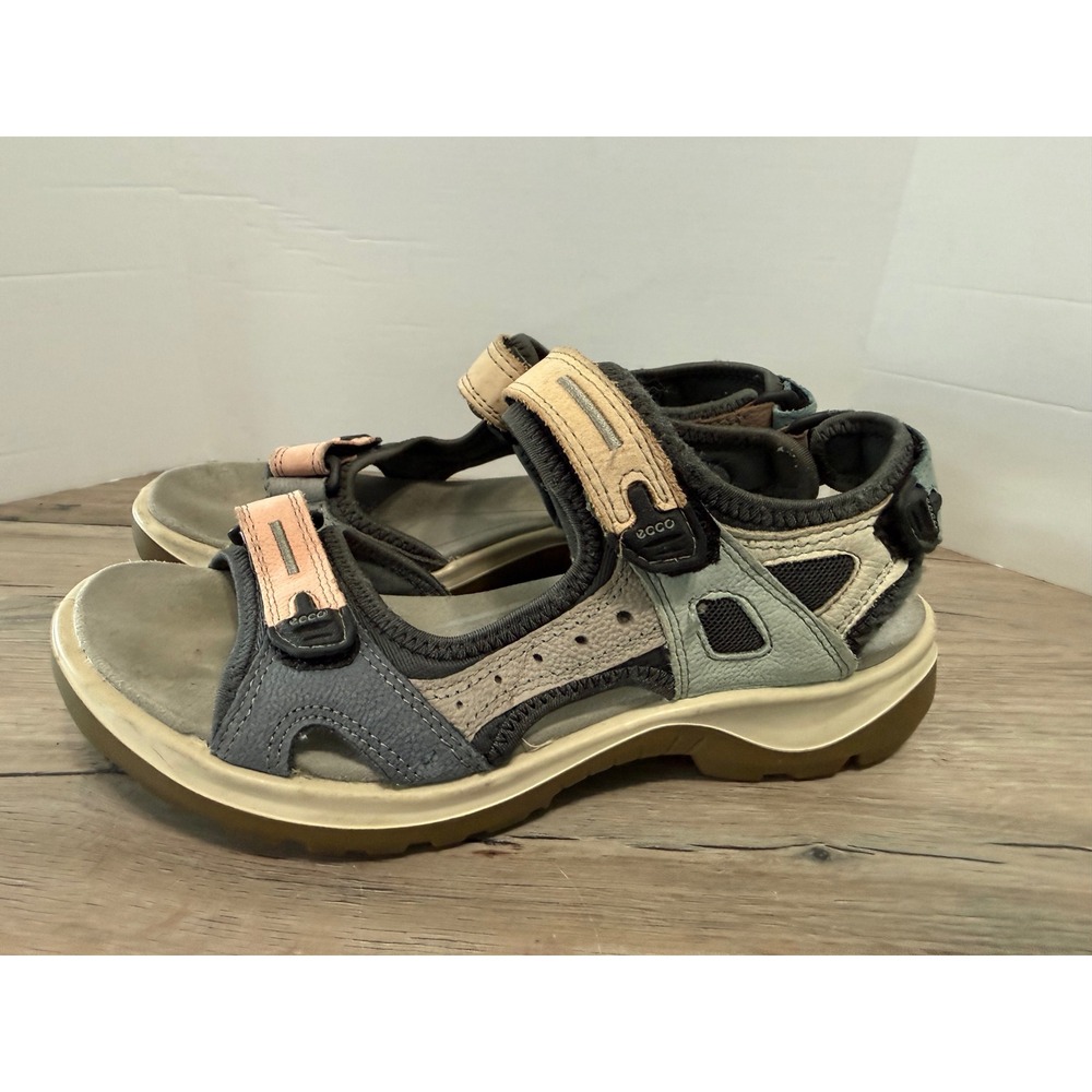 Ecco Yucatan Offroad Sandals Women Size 8 Multi Color Sport Hiking Trail